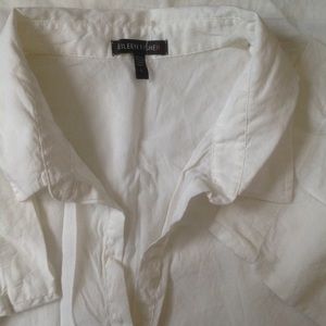 Eileen Fisher Crisp Linen Tunic XL